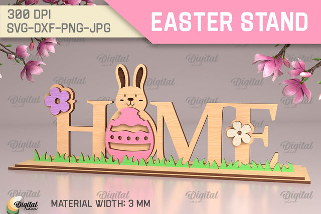Easter Stands SVG. 3D Stands Laser Cut. Home SVG SVG Evgenyia Guschina 