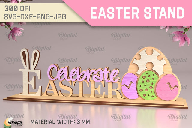 Easter Stands SVG. 3D Stands Laser Cut SVG Evgenyia Guschina 
