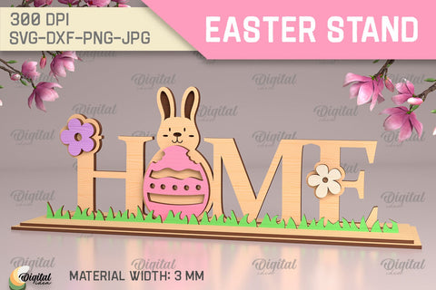 Easter Stands SVG Bundle. 3D Stands Laser Cut SVG Evgenyia Guschina 