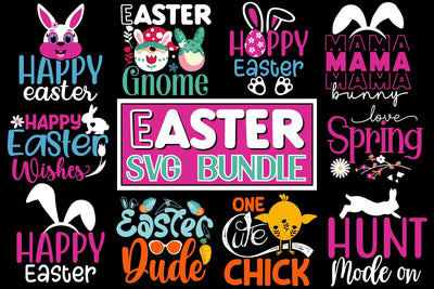 EAster SVG Bundle, Happy Easter Day, Easter T-shirt Design BUnde, Easter Sublimation Design, Easter SVG Quotes , Sublimation Insomnia Std 