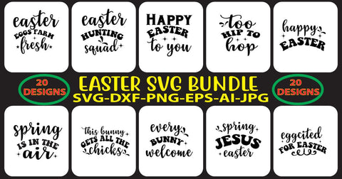 EASTER-SVG-BUNDLE SVG Syaman 
