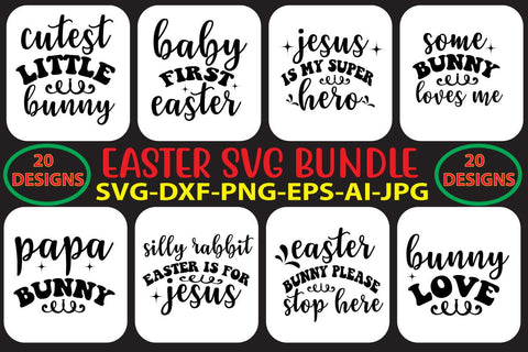 EASTER-SVG-BUNDLE SVG Syaman 
