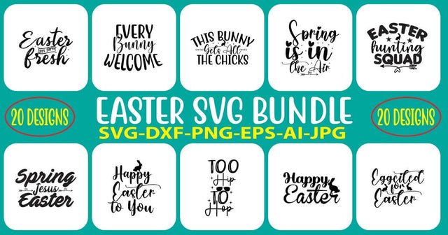 Easter SVG Bundle SVG Syaman 