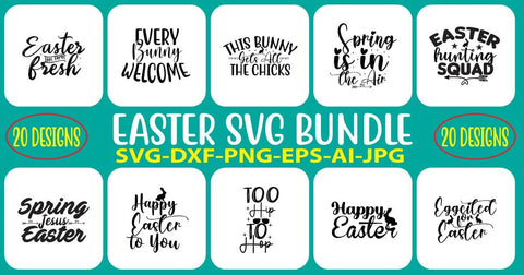 Easter SVG Bundle SVG Syaman 