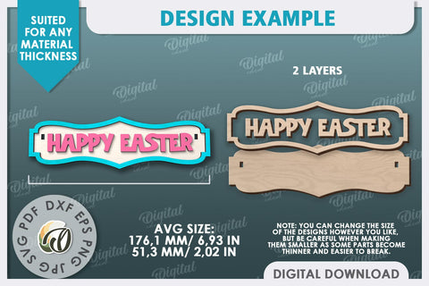 Easter Tiered Tray Laser Cut Bundle. Easter Design SVG SVG Evgenyia Guschina 