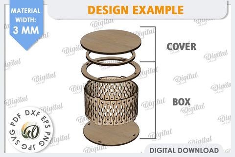 Easter Treats Box Laser Cut. Easter Gift Box SVG SVG Evgenyia Guschina 