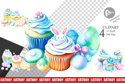 Easter Treats Clipart Sublimation artnoy 