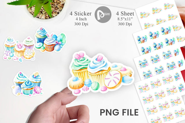 Easter Treats Sticker Sublimation artnoy 