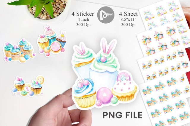 Easter Treats Sticker Sublimation artnoy 