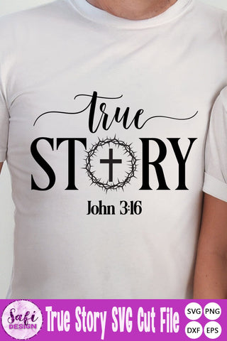 Easter True Story SVG Cut File SVG Safi Design 