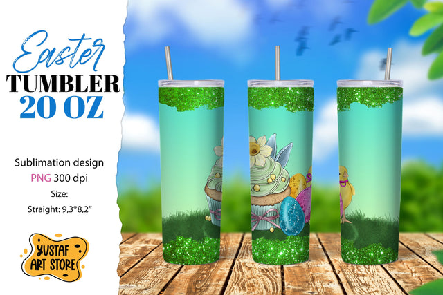 Easter tumbler sublimation. Cute easter chicks tumbler wrap Sublimation Yustaf Art Store 