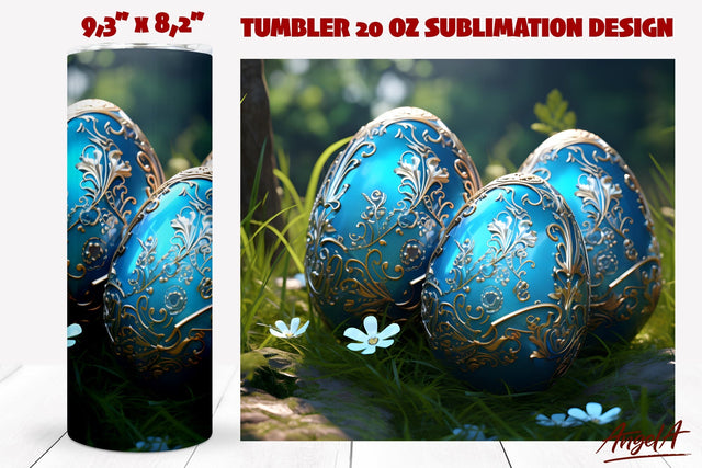 Easter tumbler wrap sublimation / eggs engraving sublimation Sublimation Angelina Semenova 