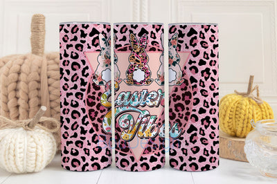 Easter Vibes 20oz Tumbler Wrap PNG, Easter Day Skinny sublimation digital Wrap, Easter Cute Bunny Tumbler, Easter egg wrap, leopard print Sublimation BouDesign 