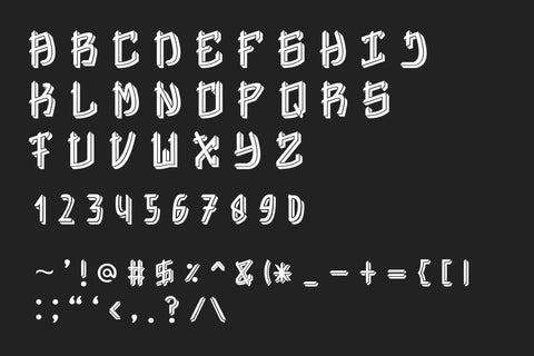 Easter West - 3d Display Font Font Mozzatype 