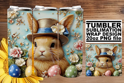 Easter Wildlife Tumbler Delight 20oz Sublimation afrosvg 
