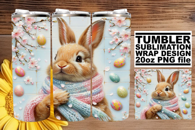 Easter Wildlife Tumbler Joy 20oz Sublimation afrosvg 