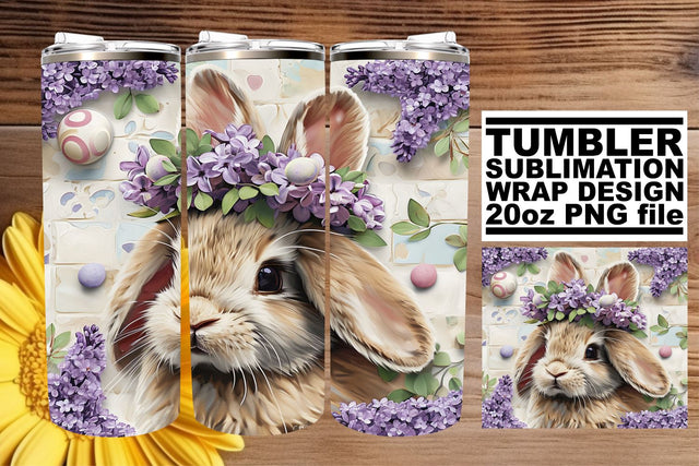 Easter Wildlife Tumbler Magic Delight 20oz Sublimation afrosvg 