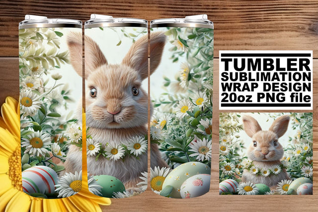 Easter Wildlife Tumbler Wonderland 20oz Sublimation afrosvg 