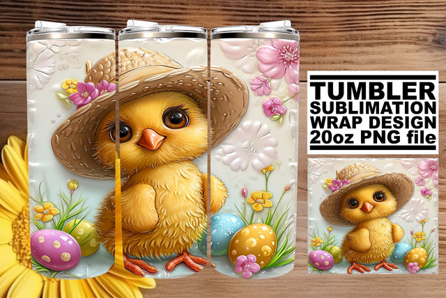 Easter Wildlife Tumbler Wrap 20oz Sublimation afrosvg 