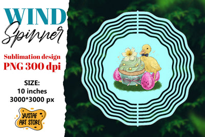 Easter wind spinner. Easter duck sublimation Sublimation Yustaf Art Store 
