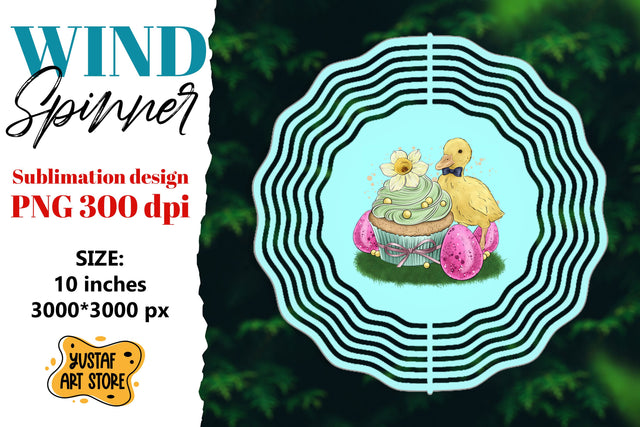 Easter wind spinner. Easter duck sublimation Sublimation Yustaf Art Store 