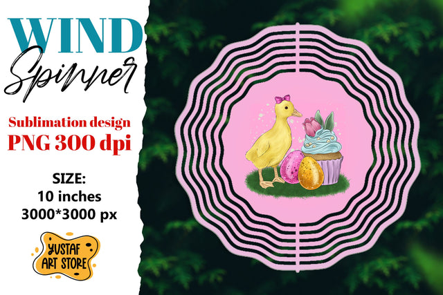 Easter wind spinner. Easter duck sublimation Sublimation Yustaf Art Store 