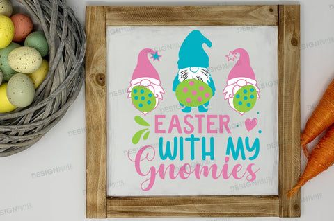 Easter with my gnomies Svg Design SVG Regulrcrative 