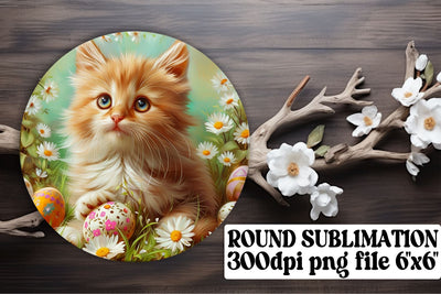 Easter Wonderland Sublimation Trio - Circle, Keychain, Coaster Sublimation afrosvg 