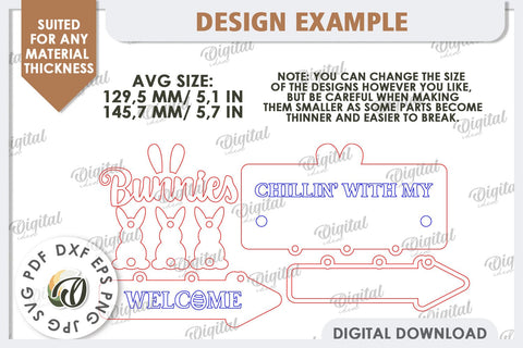 Easter Wooden Decor Laser Cut. Home Decor. Easter Decor SVG SVG Evgenyia Guschina 