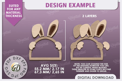 Easter Wooden Napkin Ring Laser Cut. Easter Decor SVG SVG Evgenyia Guschina 