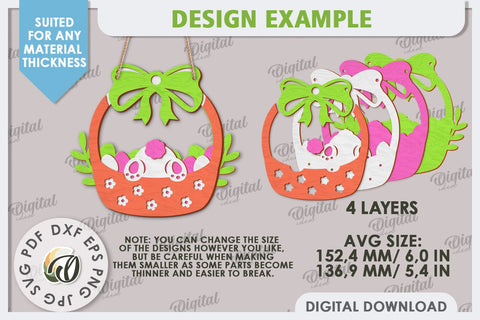 Easter Wreath Laser Cut. Spring Home Decor. Door Sign SVG SVG Evgenyia Guschina 