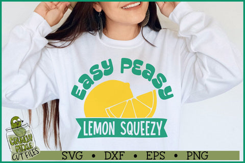 Easy Peasy Lemon Squeezy SVG File SVG Crunchy Pickle 