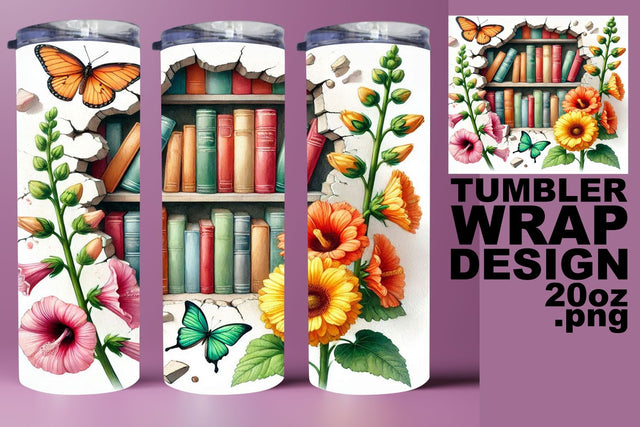 easy PNG for crafting! , Gorgeous tumbler wrap, Books Sublimation HoodArtCraft 