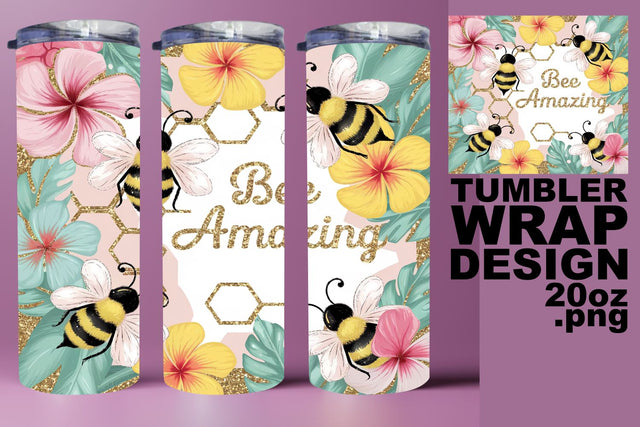 easy PNG for sublimation projects! , Custom tumbler wrap, Bee Sublimation HoodArtCraft 