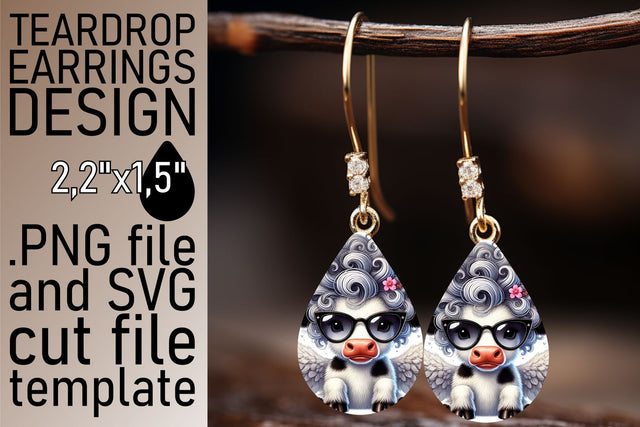 easy PNG template! , Customizable teardrop earrings, Valentines Sublimation afrosvg 