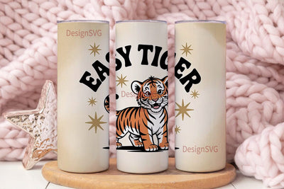 Easy Tiger 20oz Tumbler Design Sublimation DesignSVG 