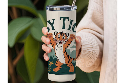 Easy Tiger 20oz Tumbler Design Sublimation DesignSVG 