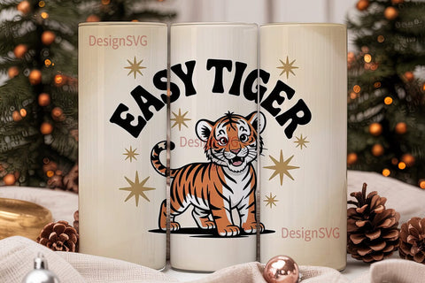 Easy Tiger 20oz Tumbler Design Sublimation DesignSVG 