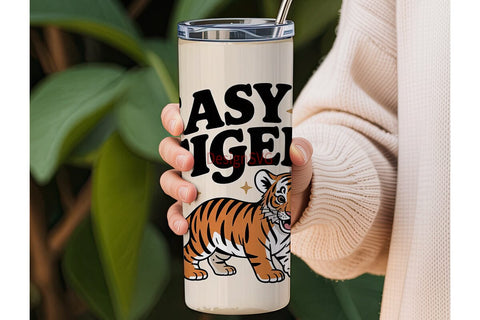 Easy Tiger 20oz Tumbler Design Sublimation DesignSVG 