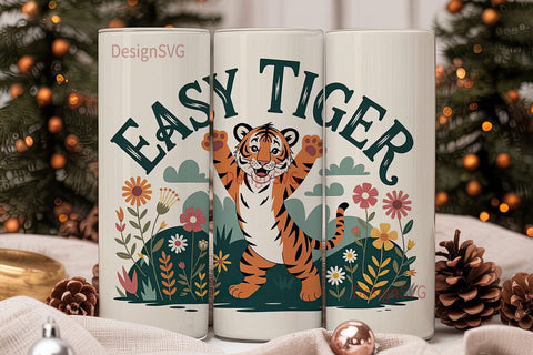 Easy Tiger 20oz Tumbler Design Sublimation DesignSVG 
