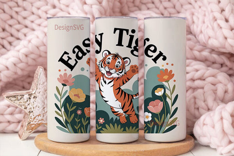 Easy Tiger 20oz Tumbler Design Sublimation DesignSVG 