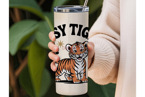 Easy Tiger 20oz Tumbler Design Sublimation DesignSVG 