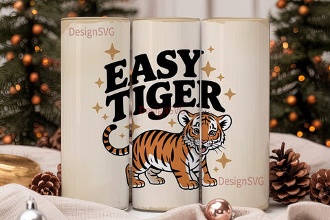 Easy Tiger 20oz Tumbler Design Sublimation DesignSVG 