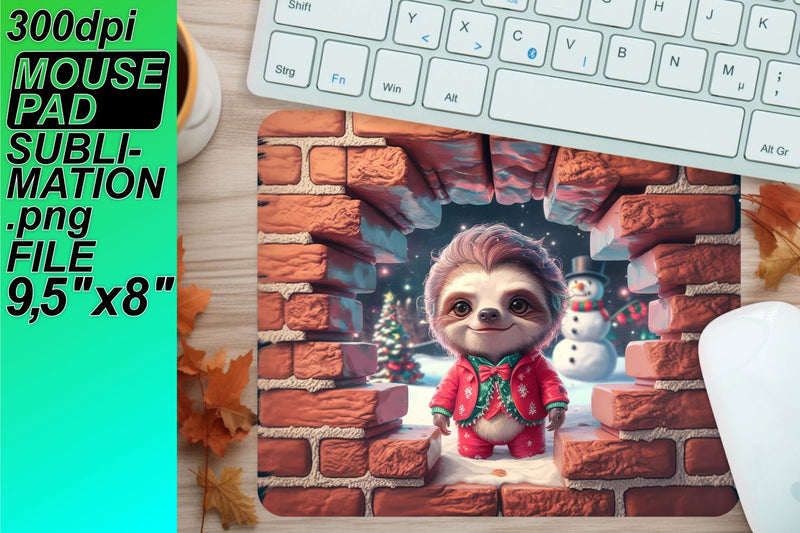 Easy-to-edit mouse mat templates, craft your way! , Xmas Sublimation HoodArtCraft 