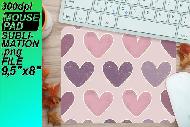 Easy-to-edit PNG file, great for mouse pad designs! , Heart Sublimation HoodArtCraft 