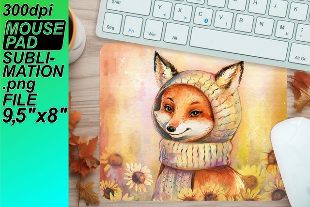 Easy-to-edit PNG files for custom mouse pads! , Animals Sublimation HoodArtCraft 