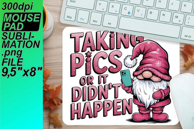 Easy-to-edit sublimation files for mouse pads! , Gnomes Sublimation HoodArtCraft 