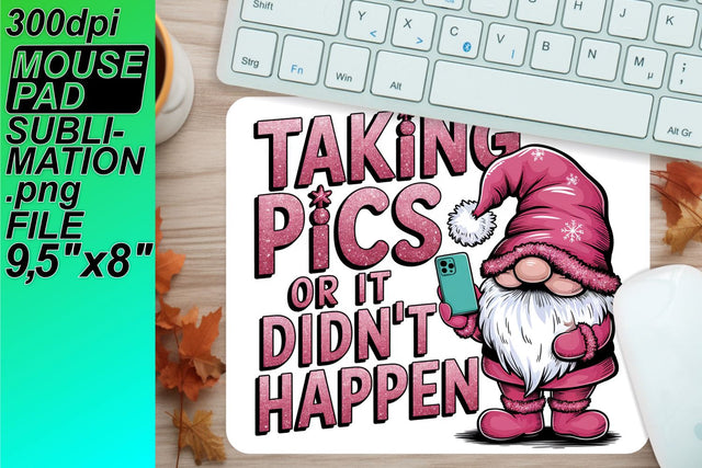 Easy-to-edit sublimation files for mouse pads! , Gnomes Sublimation HoodArtCraft 