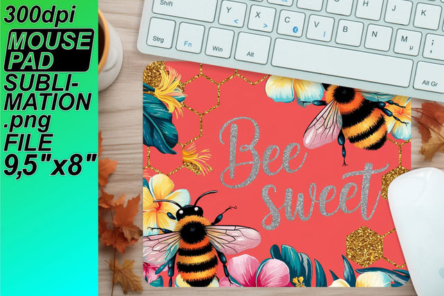 Easy-to-edit sublimation templates for mouse mats! , Bee Sublimation HoodArtCraft 