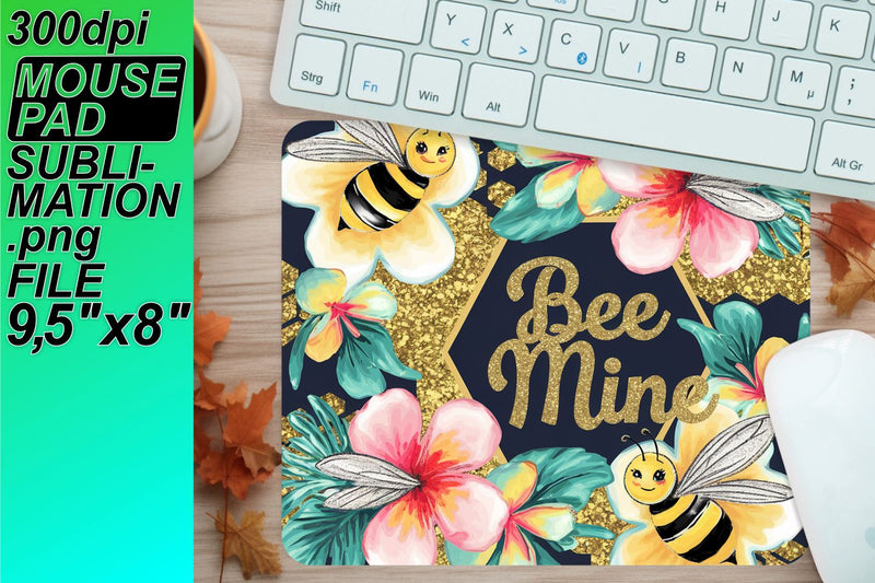 Easy-to-edit templates for mouse pads, craft your vision! , Bee Sublimation HoodArtCraft 